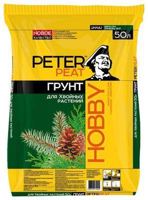 Peter Peat Hobby для хвойных растений 50 л