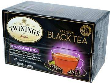 Twinings, премиум, чай черный черная смородина 20 чайных пакетиков, 40 г