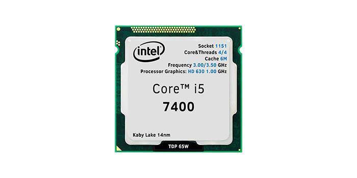 Intel Core i5-7400 Kaby Lake