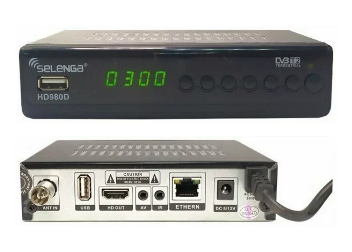 Приставка для цифрового ТВ Selenga HD980D