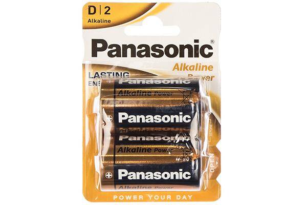 Panasonic Alkaline LR20 D 1.5В бл/2