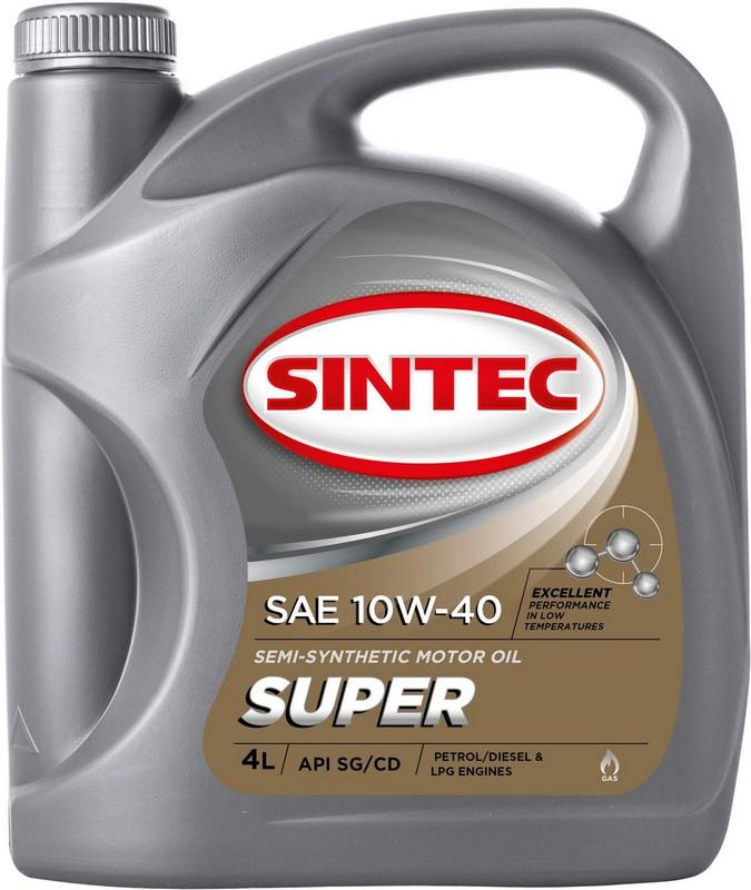 Sintec Super 10W-40 SAE API SG/CD