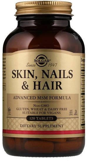 Solgar skin, nails & hair, Advanced MSM Formula