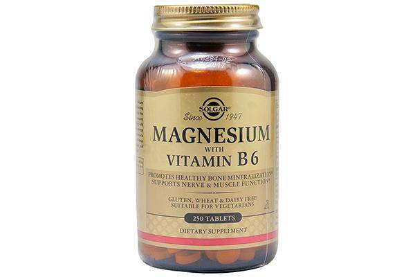 Solgar магний с витамином B6