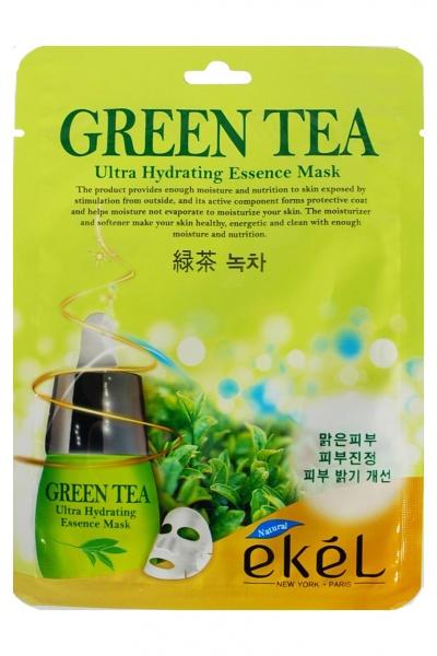 Ekel ultra hydrating essence mask green tea зеленый чай