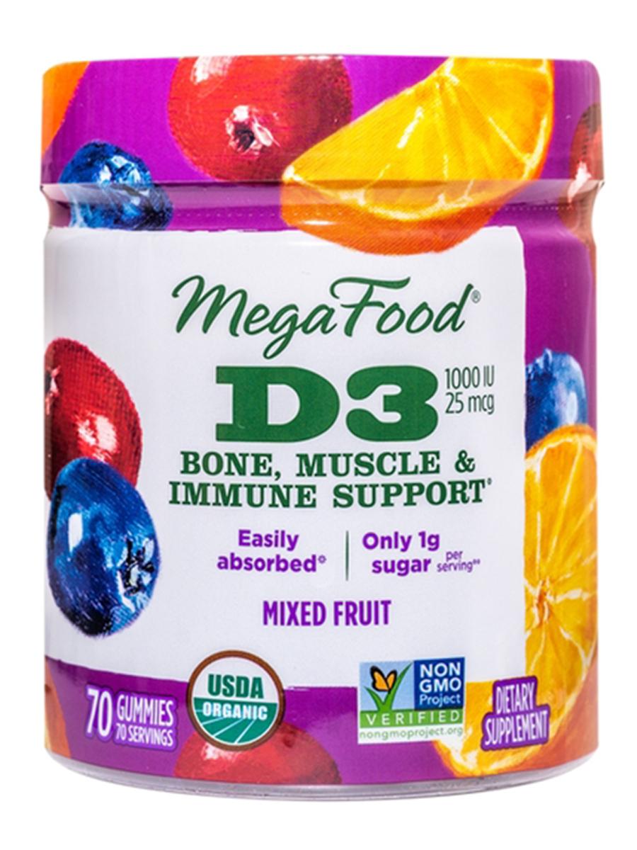 MegaFood, D3 wellness, mixed fruit