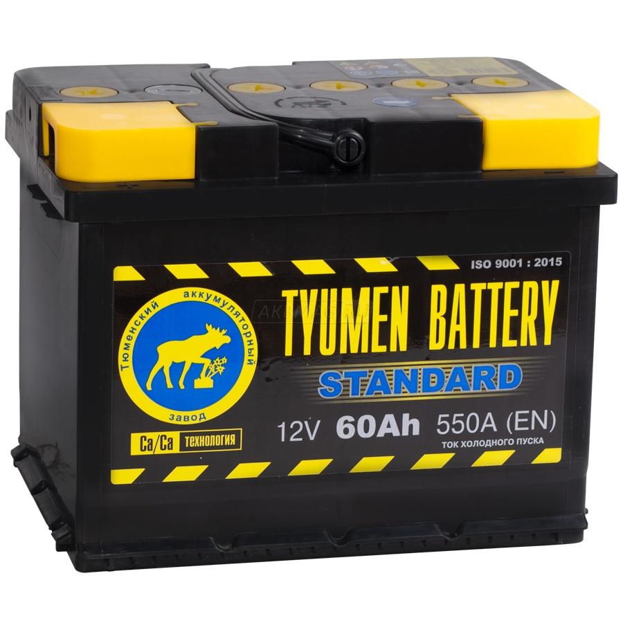 Tyumen Battery Standart 6CT-60L 550А