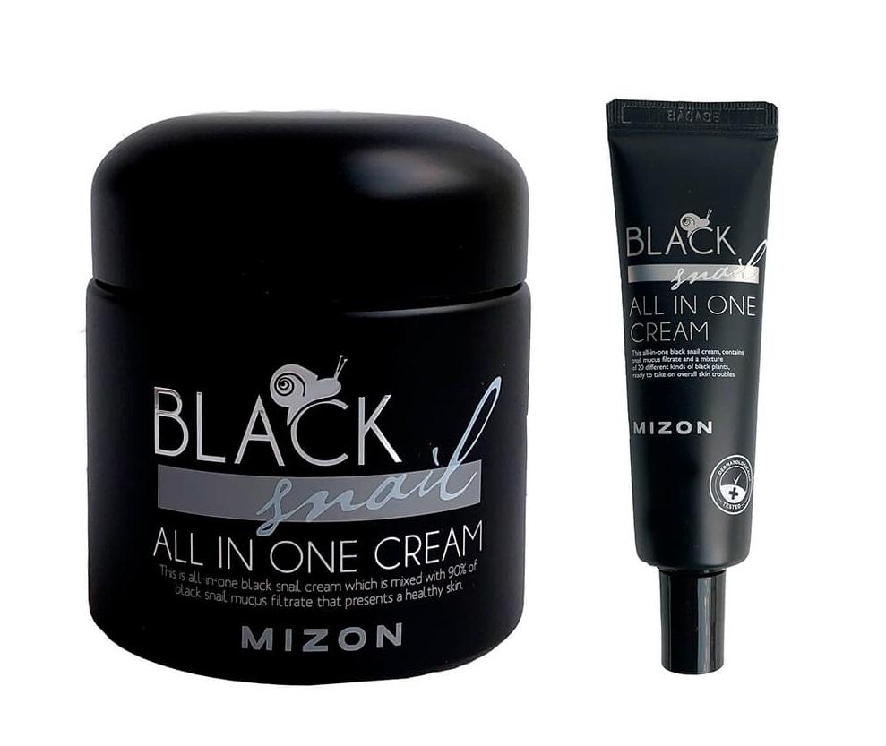 Mizon Black Snail All in one Cream с экстрактом черной улитки