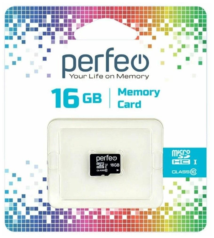 Perfeo microSD 16GB (Cl10)