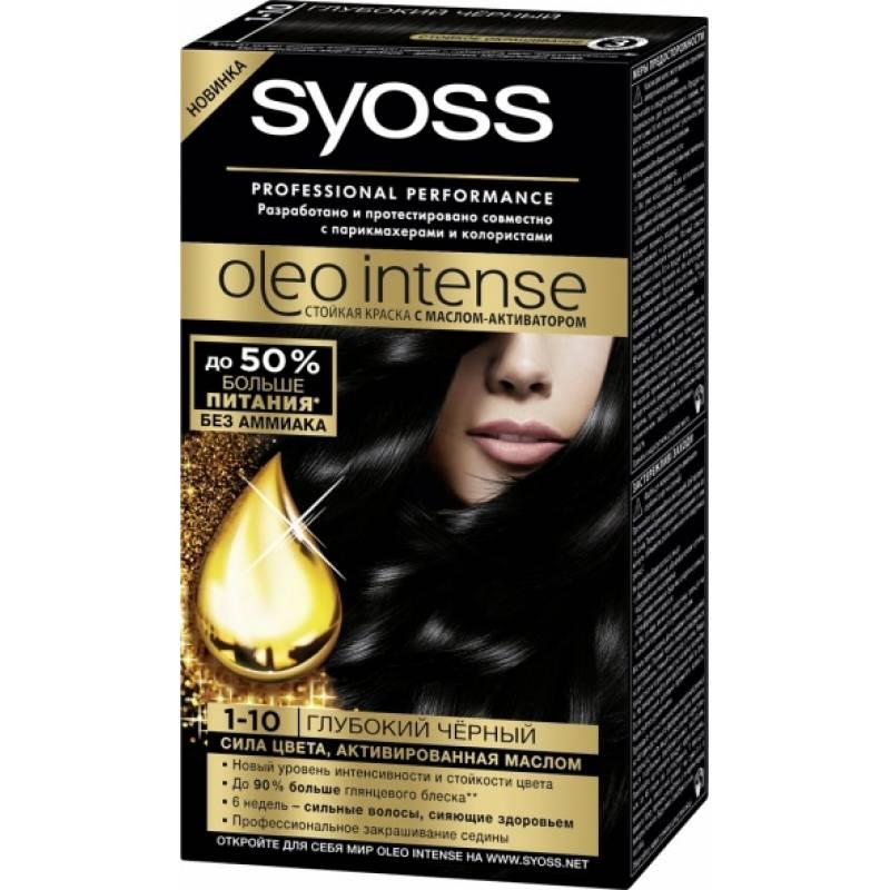 Syoss Oleo Intense, 1-10 Глубокий чёрный