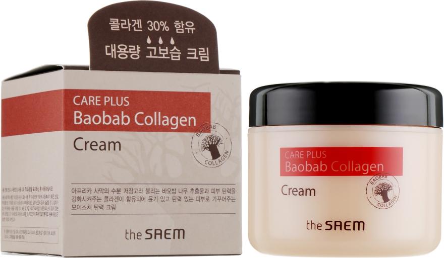 The Saem Care Plus Baobab Collagen Cream коллагеновый с баобабом