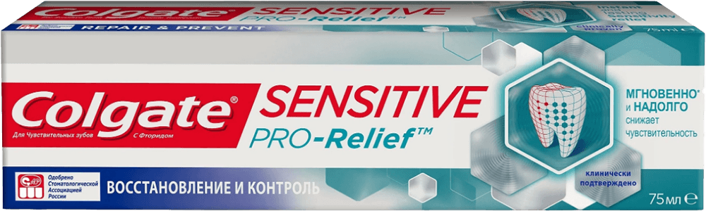 Colgate Sensitive Pro-Relief Восстановление и Контроль для чувствительных зубов