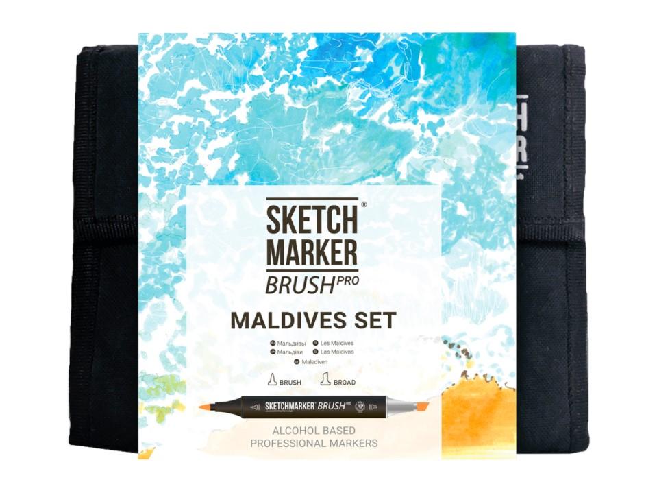 SketchMarker Brush Maldives Set 36 шт.