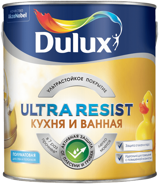 Dulux Ultra Resist Кухня и ванная