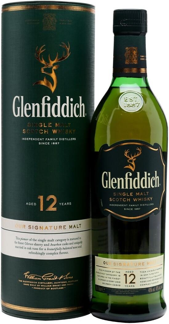 Glenfiddich Single Malt 12 лет выдержки