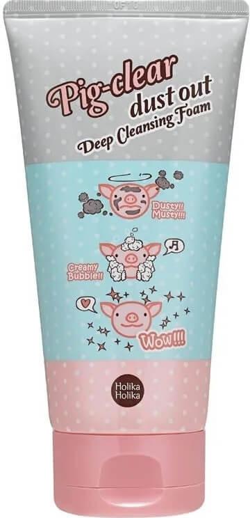 Holika Pig-Clear Dust Out Deep Cleansing Foam