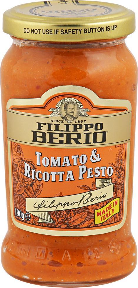 Filippo Berio Tomato & Ricotta Pest
