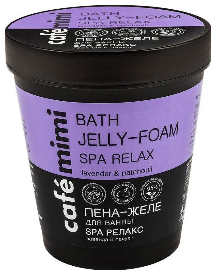 Cafe Mimi Bath Jelly-Foam Spa Relax Lavender & Patchouli