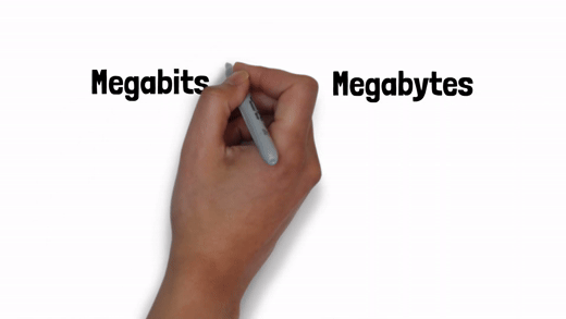 как измеряются мегабиты и мегабайты
