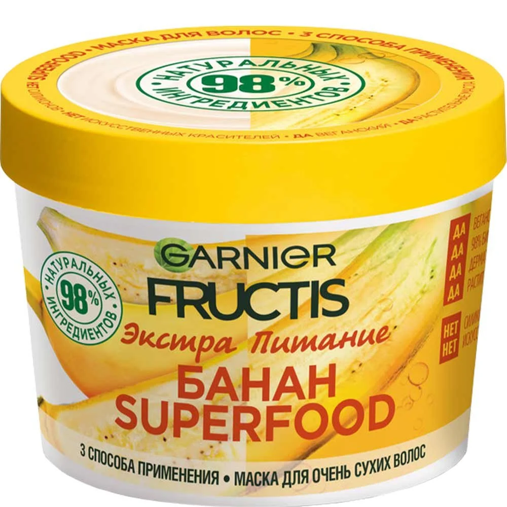 Garnier Fructis 3в1 SuperFood Банан