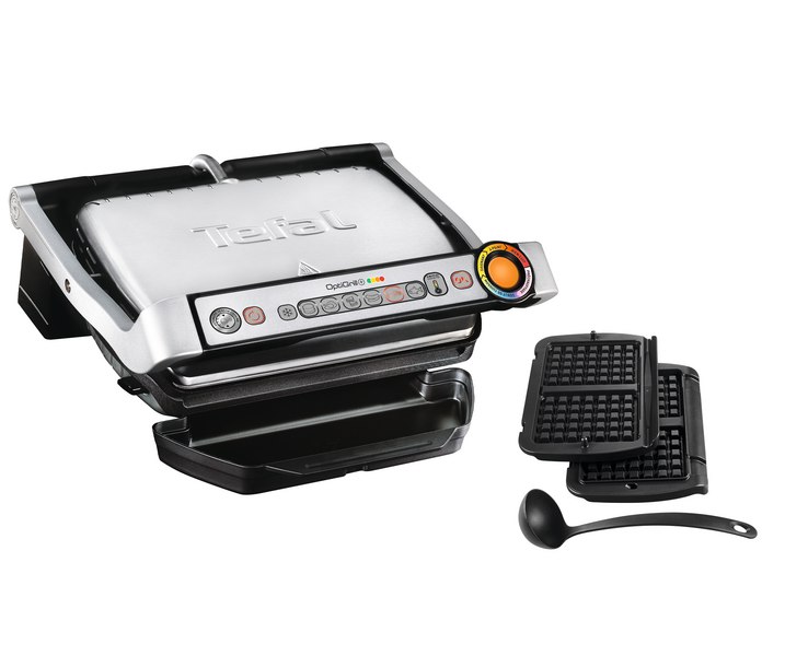 Tefal Optigrill+ GC716D12 (c насадками для вафель)