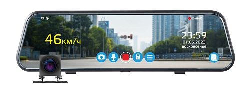 видеорегистратор iBOX UltraWide 4K (зеркало)