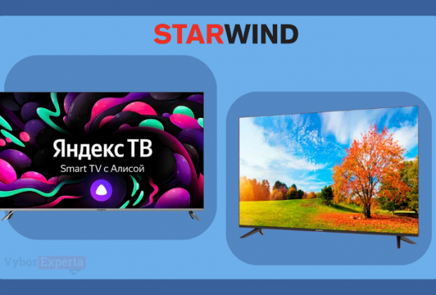 Лучшие телевизоры Starwind 2025 года — рейтинг