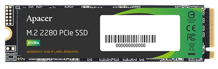 Apacer AS2280P4X (M.2 NVMe Gen3)