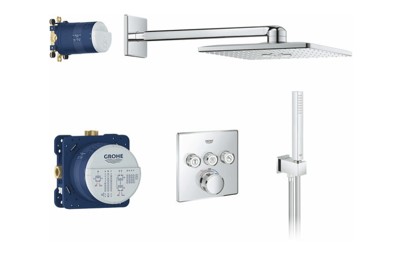 Grohe Grohtherm SmartControl 34706000 (с внутренней частью)