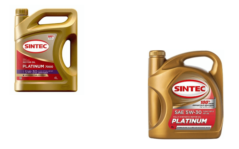 Sintec Platinum 7000 5W-30 ILSAC GF-6A, API SP