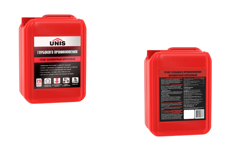 Unis (грунтовка глубокого проникновения, 10 л)