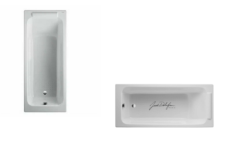 Jacob Delafon Parallel 170×70 (E2947-00), антискольжение