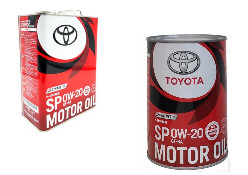 Toyota Motor Oil 0W‑20 (SP/GF‑6A)