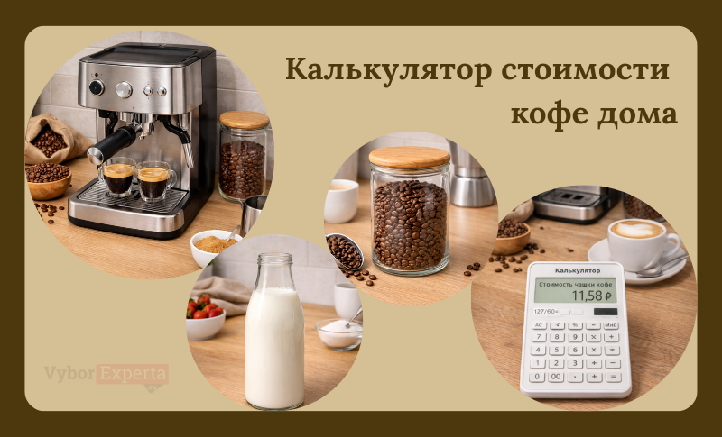 Калькулятор стоимости чашки кофе дома — цены 2026 года