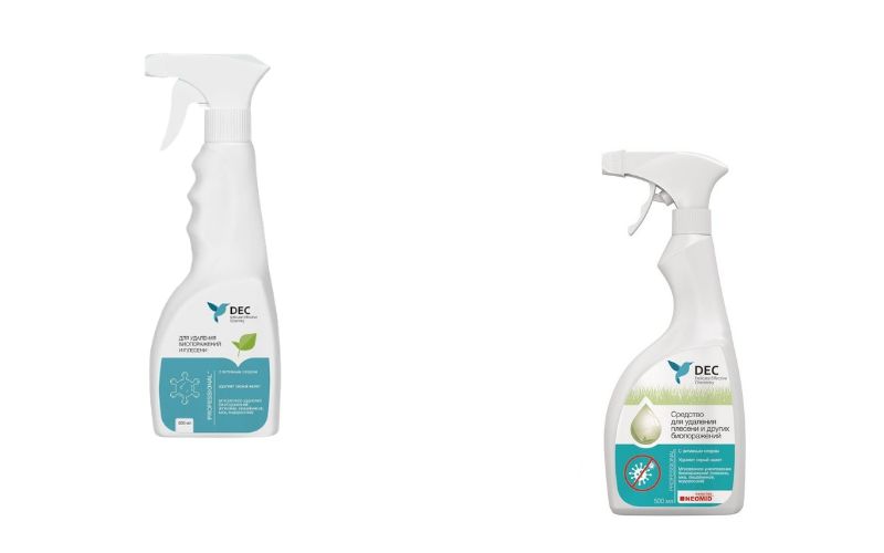 DEC спрей для удаления плесени и грибка