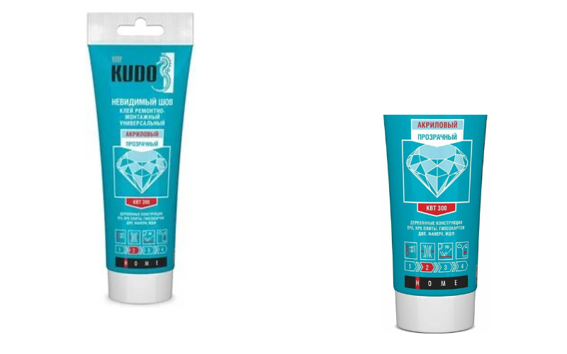 KUDO «Невидимый шов» KBT-300 (акриловый, прозрачный, 200 мл)