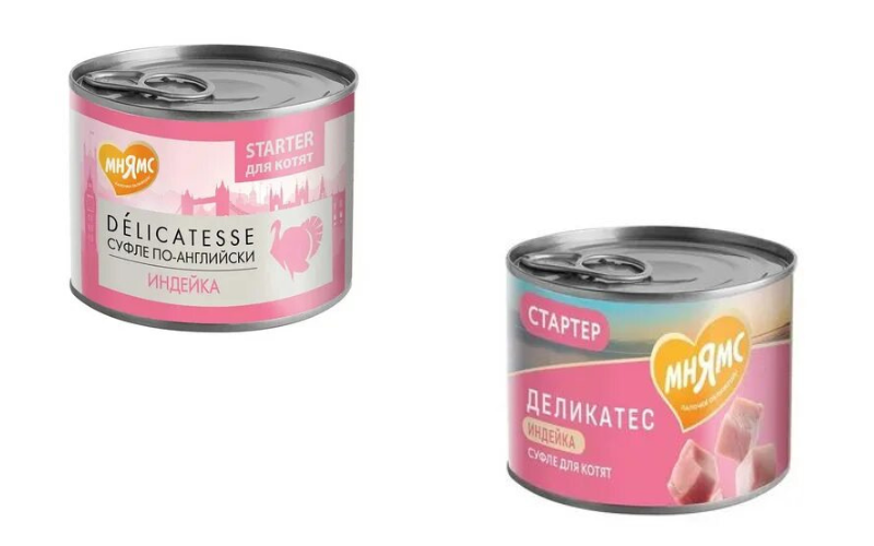 Мнямс суфле из индейки для котят до 4 месяцев