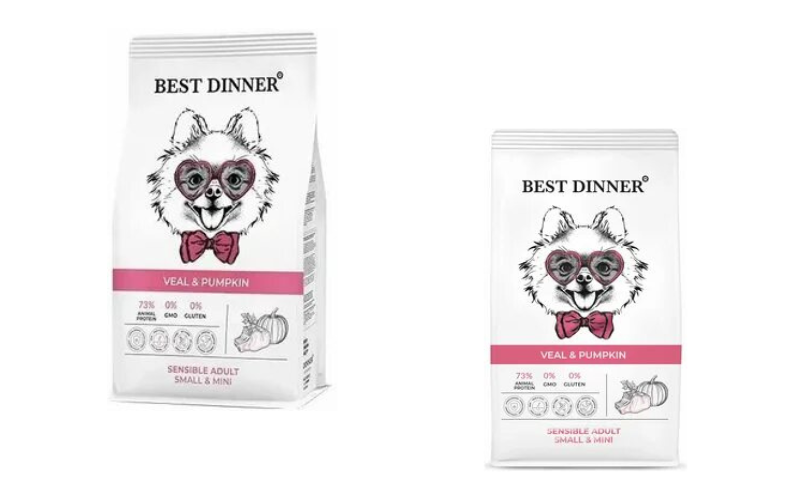 Best Dinner Adult Sensible Mini с телятиной и тыквой