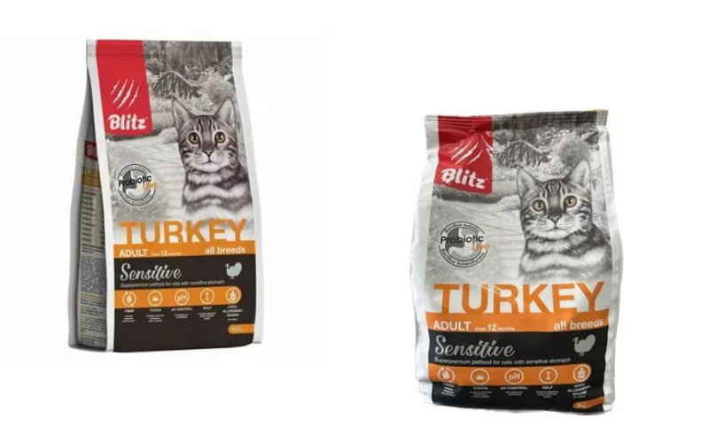 Blitz Sensitive Adult Cat Turkey