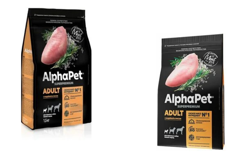 AlphaPet Superpremium с индейкой и рисом