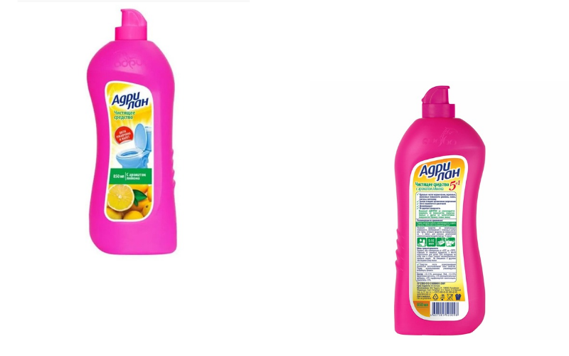 Адрилан чистящее средство для сантехники «Лимон», 850 мл